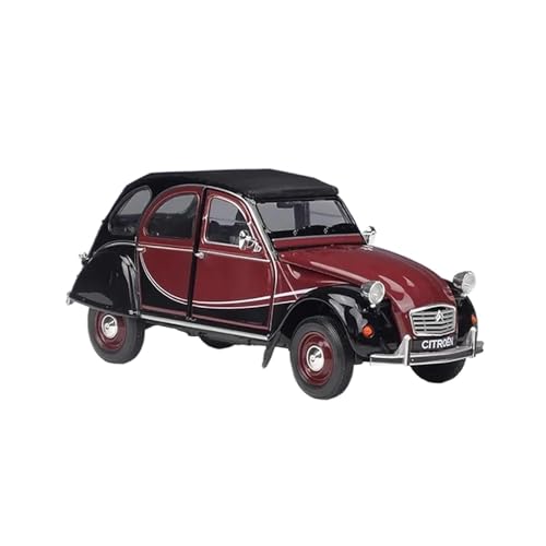 1:24 für Citro 2cv 6 Charleston Oldtimer Druckguss Legierung Auto Modell Home Decor Sammlung(Red) von JXYAQTSOF