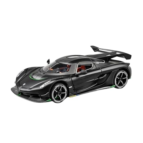 1:24 für Jesko Automodell Legierung Automodell Sport Home Dekoration(Black) von JXYAQTSOF
