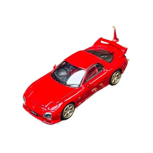 1:64 für Mazda Rx-7 Fd3s Eine Spec Speed ​​​​Miniatur Auto Modell Dekorationen(Red) von JXYAQTSOF