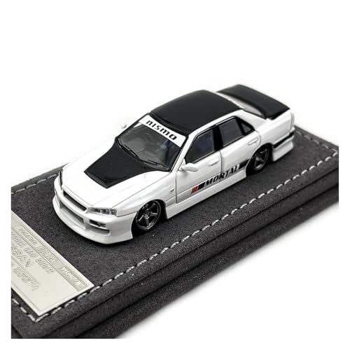 1:64 für Nissan Er34 Weiß Carbon Abdeckung Druckguss Legierung Modell Auto von JXYAQTSOF