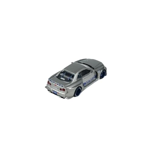 1:64 für Nissan GTR R34 Druckguss Simulierte Auto Modell Home Decor Sammlung von JXYAQTSOF