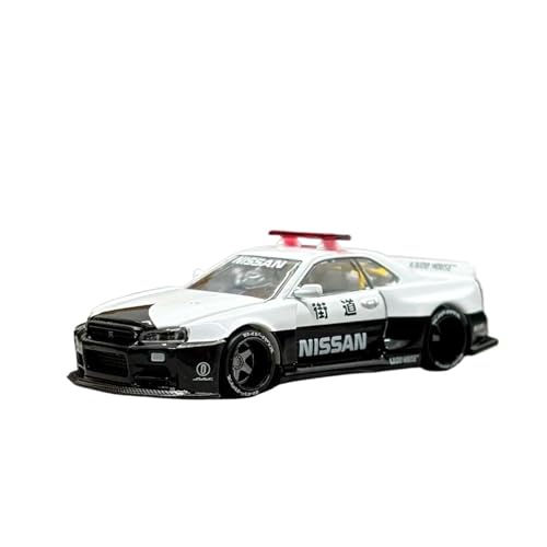1:64 für Nissan GTR R34 Polizei Spiel Szene Dekorative Fahrzeug Requisiten 1:64 für Nissan GTR R34 Polizei Spiel Szene Dekorative Fahrzeug Requisiten von JXYAQTSOF
