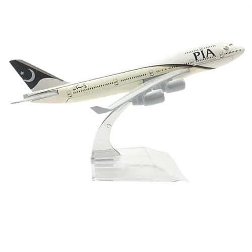 16 cm Für Pakistan PIA Airlines Boeing 747 Flugzeugmodell Metalllegierung Modellflugzeugspielzeug Im Maßstab 1:400 von JXYAQTSOF