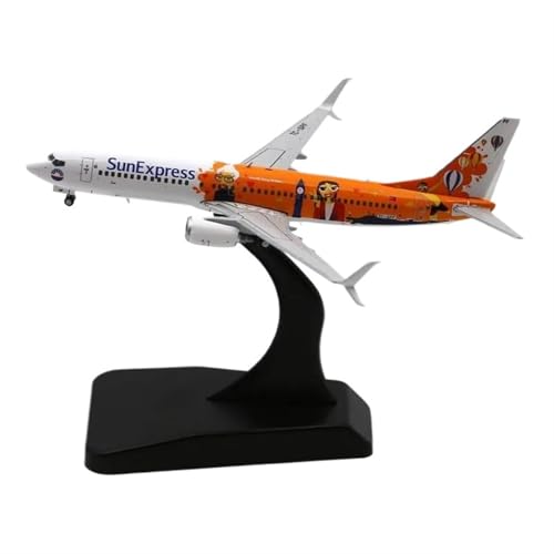 Fertigmodell Im Maßstab 1:400 Für SunExpress Air Boeing B737-800, Flugzeug-Jetmodell Aus Druckgussmetall TC-SPF Mit Ständer Fertigmodell Im Maßstab 1:400 Für SunExpress Air Boeing B737-800, Flugzeug-Jetmodell Aus Druckgussmetall TC-SPF Mit Ständer von JXYAQTSOF