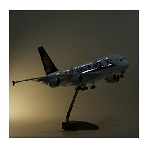 Flugzeug Modell Aus Metall 1/160 Fit Für Airbus A380 Luftfahrtmodell Leichtes Druckguss-Kunststoffharz Flugzeugsammler Verkehrsflugzeug Geschenk(B) von JXYAQTSOF