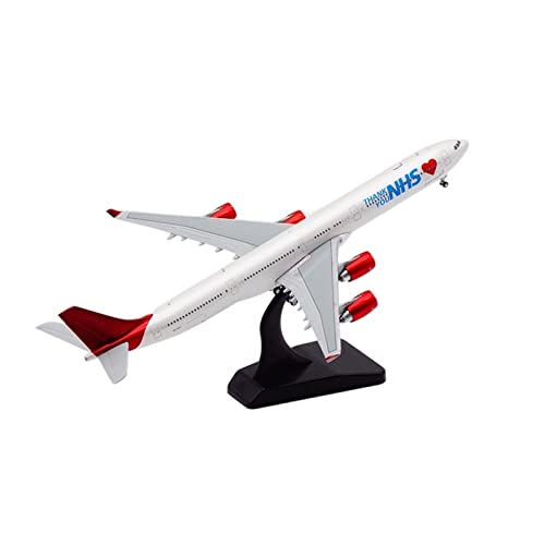 Flugzeug Modell Aus Metall 1 400 Für A340-600 Simulation Metall Druckgusslegierung Passagierflugzeug Modell Desktop Dekoration Geschenk von JXYAQTSOF