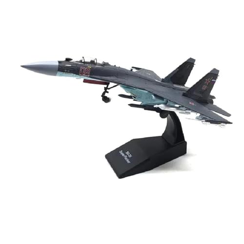 Flugzeug Modell Aus Metall 1:100 Für Russische Su-35 Militär Modell Kämpfer Simulation Legierung Flugzeug Sammlung Dekoration von JXYAQTSOF