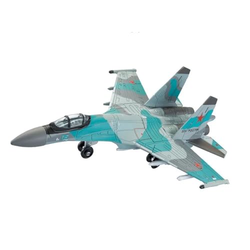 Flugzeug Modell Aus Metall 1:100 Für Russische Su35s Moderne Militär Modell Flugzeug ABS Kämpfer Montieren Kit Display Sammlung von JXYAQTSOF