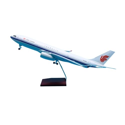 Flugzeug Modell Aus Metall 1:135 47 cm Mit Rädern Und LED-Leichtflugzeug-Flugzeugen Airbus Für A330-200 Air China-Flugzeugmodell von JXYAQTSOF