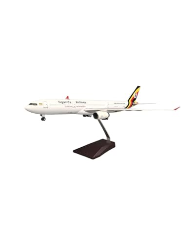 Flugzeug Modell Aus Metall 1:135 Für Uganda Airways 330 Passagier Flugzeug Modell Afrika Montiert Luftfahrt Flugzeug Geschenk Ornamente(with Light) von JXYAQTSOF