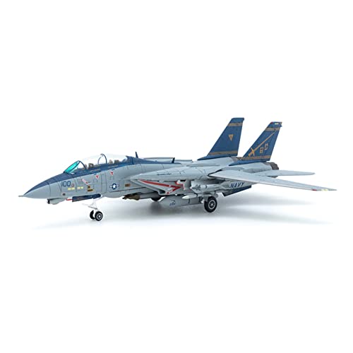 Flugzeug Modell Aus Metall 1:144 Passend Für Tomcat F14 Navy Airlines Flugzeuglegierung Druckgussmodell Erwachsene Fans Geschenk-Souvenir(A) von JXYAQTSOF