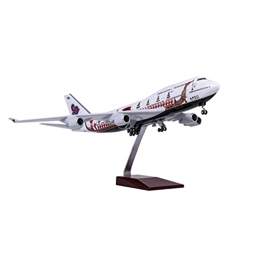 Flugzeug Modell Aus Metall 1:150, Passend Für Boeing 747, Druckgussharz, Flugzeug, Airbus, Mit Lichtern Und Rädern, Spielzeugsammlung(A) von JXYAQTSOF