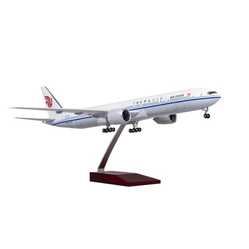 Flugzeug Modell Aus Metall 1:157 Für Boeing B777 Flugzeug Modell Zivilen Luftfahrt Verkehrsflugzeug Simulation Sammeln Ornamente 47Cm(No Light) von JXYAQTSOF