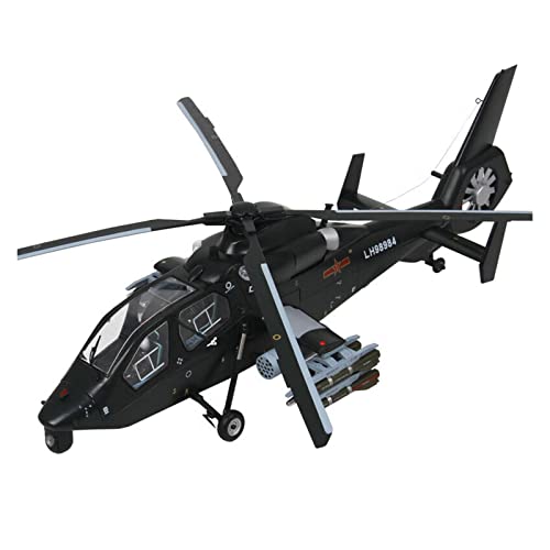 Flugzeug Modell Aus Metall 1:30 Passend Für Straight 19 Black Cyclone Armed Helicopter Alloy Druckgussmodell Sammlerflugzeuge von JXYAQTSOF