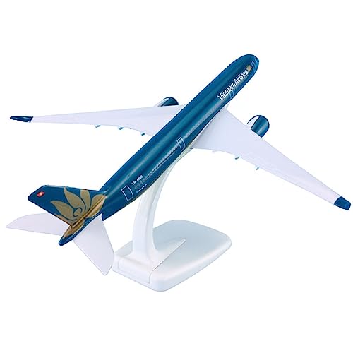 Flugzeug Modell Aus Metall 1:300 20 cm Flugzeugmodell Flugzeuge Airbus A350-900 für Vietnam Airlines Fertigprodukt Flugzeugmodell von JXYAQTSOF