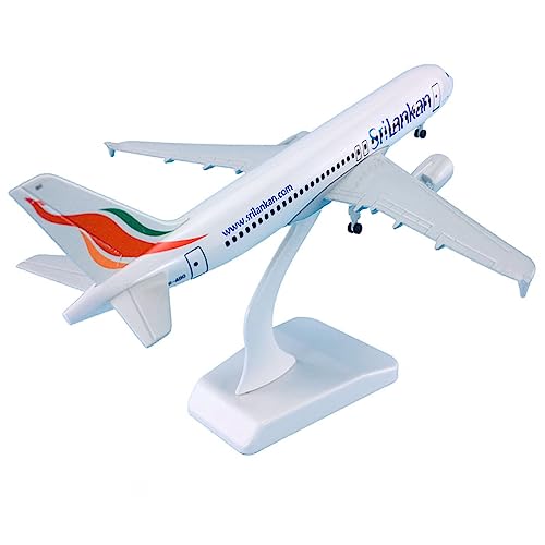 Flugzeug Modell Aus Metall 1:320 18,5 cm mit Rädern Flugzeugmodellflugzeuge Airbus A320-200 für srilankisches Flugzeugmodell von JXYAQTSOF