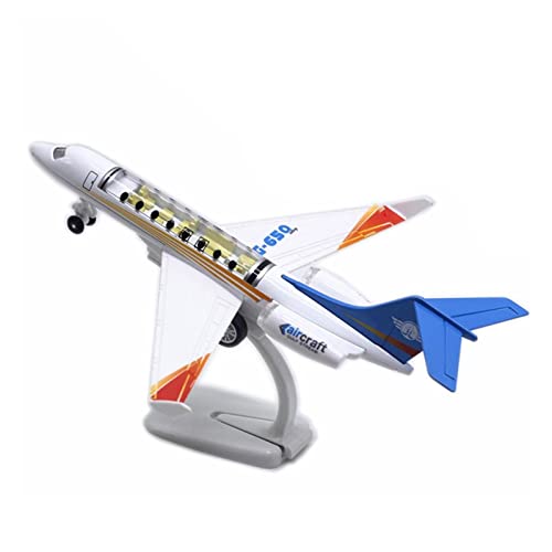 Flugzeug Modell Aus Metall 1:400 Fit Für Track Trägheit Flugzeug Musikgeschichte Legierung Business Jet Passagierflugzeug Spielzeugflugzeugmodell(Blau) von JXYAQTSOF