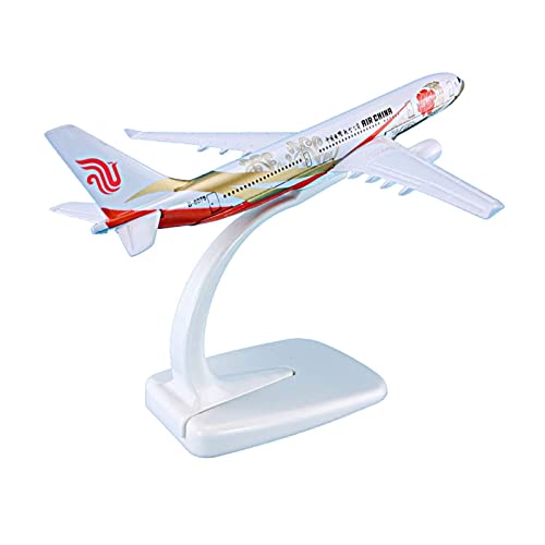 Flugzeug Modell Aus Metall 1:400 Flugzeugmodell Passend Für Airbus A330-300 Air China Flugzeugmodell Einsatzmatrize Mit Kunststoffhalter von JXYAQTSOF