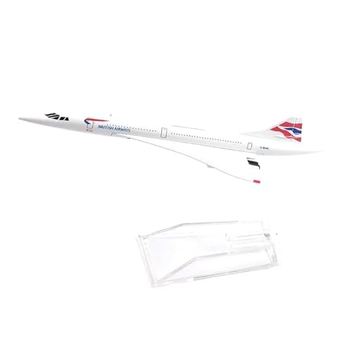 Flugzeug Modell Aus Metall 1:400 Für British Airways Concorde Flugzeug Modell 16cm Diecast Metall Skala Flugzeuge von JXYAQTSOF