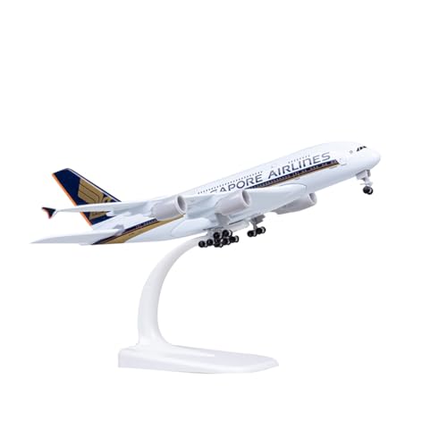 Flugzeug Modell Aus Metall 1:400 Für Singapore Airlines A380 Legierung Verkehrsflugzeug Flugzeug Modell Metall Modell Junge Geschenk Ornamente von JXYAQTSOF