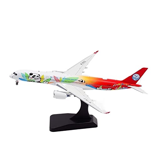 Flugzeug Modell Aus Metall 1:400 Passend Für Sichuan Airlines A350-900 Panda-Legierung Druckgussmodell Sammlerstück Display Flugzeug Geschenk von JXYAQTSOF