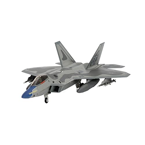 Flugzeug Modell Aus Metall 1:72 Passend Für Air Force F22 Blue Nose Fighter Legierung Druckgussmodell Sammlerstück Flugzeug Souvenir Geschenk von JXYAQTSOF