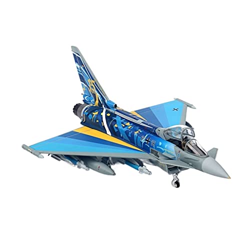 Flugzeug Modell Aus Metall 1:72 Passend Für Typhoon EF-2000 Fighter Blue Flugzeuglegierung Druckgussmodell Erwachsene Fans Geschenk-Souvenir(Without Base) von JXYAQTSOF