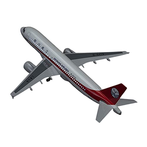 Flugzeug Modell Aus Metall 1:80 Fit Für Sichuan Airlines A319 Flugzeuglegierung Druckgussmodell Sammlerflugzeug Souvenirgeschenk(Upgrade Models (with Lights)) von JXYAQTSOF