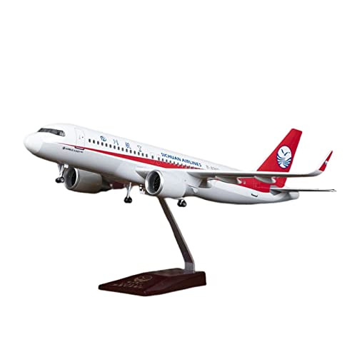 Flugzeug Modell Aus Metall 1:80 Fit Für Sichuan Airlines A320 Flugzeuglegierung Druckgussmodell Sammlerflugzeug Souvenirgeschenk(Standard Models (no Lights)) von JXYAQTSOF