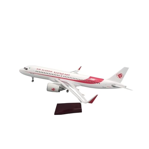 Flugzeug Modell Aus Metall 1:80 Für Air Algerie A320neo Airliner Flugzeug Modell Legierung Fertig Produkte Statische Ornamente(with Light) von JXYAQTSOF