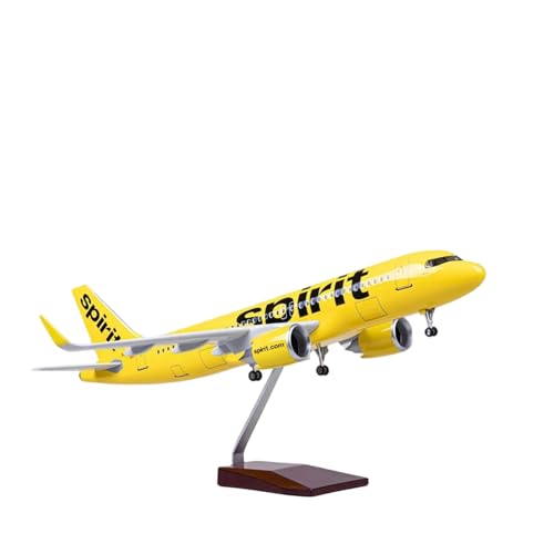 Flugzeug Modell Aus Metall 1:80 Für NEO Spirit A320 Airlines Modell Flugzeug Harz Mit LED Fahrwerk Luftfahrt Enthusiasten Geschenk(NO Light) von JXYAQTSOF