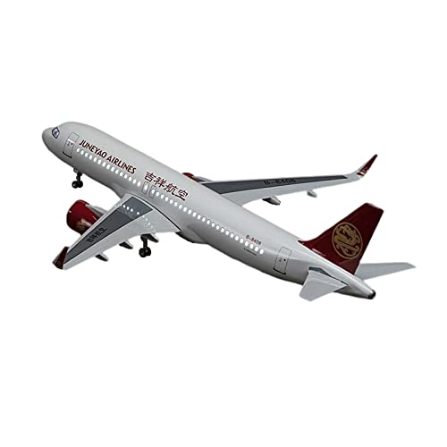 Flugzeug Modell Aus Metall 1:80 Passend Für Jixiang Airlines A320 Flugzeuglegierung Druckgussmodell Sammlerstück Flugzeug Souvenir Geschenk(Upgrade Models (with Lights)) von JXYAQTSOF