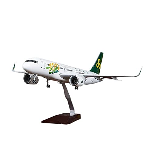 Flugzeug Modell Aus Metall 1:80 Passend Für Spring Airlines A320 Flugzeuglegierung Druckgussmodell Sammlerstück Flugzeug-Souvenir(Standard Models (no Lights)) von JXYAQTSOF