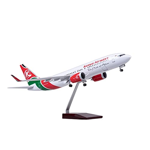 Flugzeug Modell Aus Metall 1:85-Druckguss-Legierungsmodell, Passend Für Boeing 737MAX-Harz-Airbus-Flugzeug Luftfahrt Mit Hellem Spielzeug-Ornament(A) von JXYAQTSOF