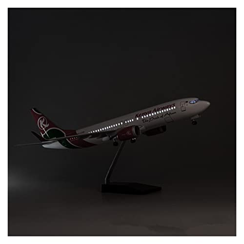 Flugzeug Modell Aus Metall 1:85-Druckguss-Legierungsmodell, Passend Für Boeing 737MAX-Harz-Airbus-Flugzeug Luftfahrt Mit Hellem Spielzeug-Ornament(B) von JXYAQTSOF