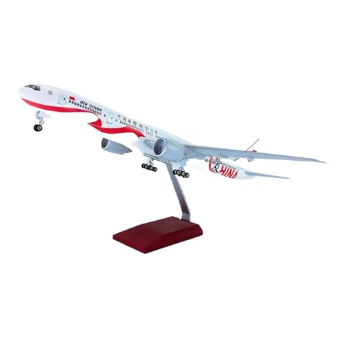 Flugzeug Modell Aus Metall 47 cm Für UAE Presidential B747 Flugzeug Modell Diecast Flugzeug W LED Lichter Display Stand(NO Light) von JXYAQTSOF
