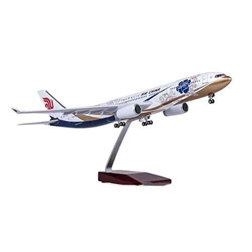 Flugzeug Modell Aus Metall Airbus Im Maßstab 1:135, Passend Für Das A330-Modell AIR Aviation Flugzeug Mit Rädern Und Lichtern. Flugzeug Druckgussharz(A) von JXYAQTSOF
