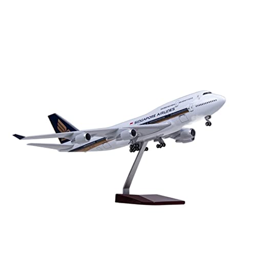 Flugzeug Modell Aus Metall Maßstab 1:150 Passend Für Airways B747 Airlines Flugzeuge Aus Harz Druckgussmodell Souvenir Mit Licht Und Radflugzeug(Without Light) von JXYAQTSOF