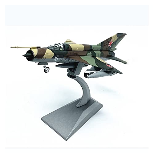 Flugzeug Modell Aus Metall Modell Im Maßstab 1:72, Passend Für Die Sowjetische Luftwaffe MIG-21 Kampfmodell Sammlerstück Spielzeugflugzeug, Geschenk von JXYAQTSOF