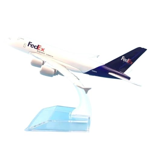 Flugzeugmodell Aus Druckguss Im Maßstab 1:400, DHL Boeing B757, UPS Boeing B747, FedEx Express A380, Metallmodellflugzeug(FedEx Airbus A380) von JXYAQTSOF