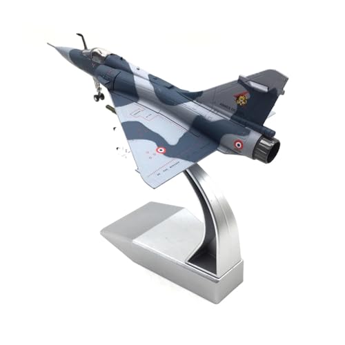 Frankreich Mirage Fighter Legierungsmodell 1/100 Für Mirage 2000 Druckgussmetall Fighter Militär Display Modell Sammlung Souvenirs(Gray) von JXYAQTSOF