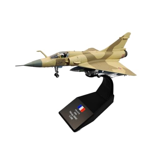 Frankreich Mirage Fighter Legierungsmodell 1/100 Für Mirage 2000 Druckgussmetall Fighter Militär Display Modell Sammlung Souvenirs(Yellow) von JXYAQTSOF