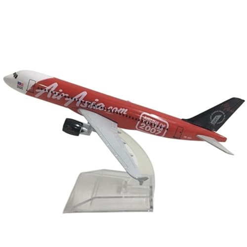 JIAOBING 1:400 Flugzeugmodell Aus Metalldruckguss for AirAsia Tiger A320 Flugzeug SEMANOAT HARIMAU MUDA Modellflugzeug(AirAsia 2007) von JXYAQTSOF