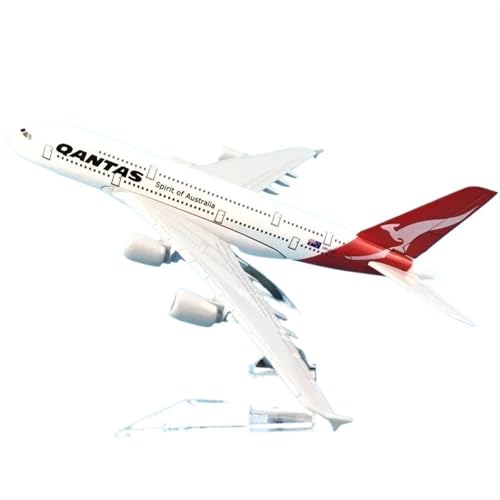 JIAOBING 16CM 20CM for Australisches A380 Qantas Airways Flugzeugmodell Druckgussmetalllegierung Flugzeugsammlungsmodell(16CM 043) von JXYAQTSOF
