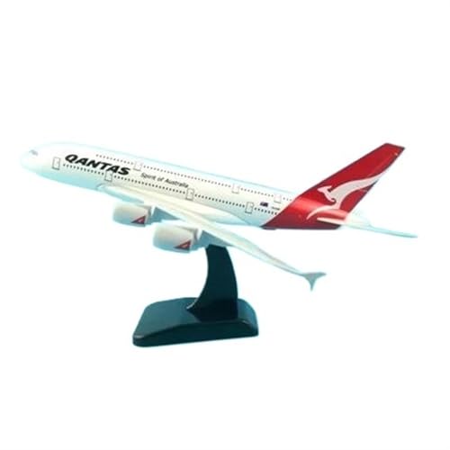 JIAOBING 16CM 20CM for Australisches A380 Qantas Airways Flugzeugmodell Druckgussmetalllegierung Flugzeugsammlungsmodell(20CM 245) von JXYAQTSOF