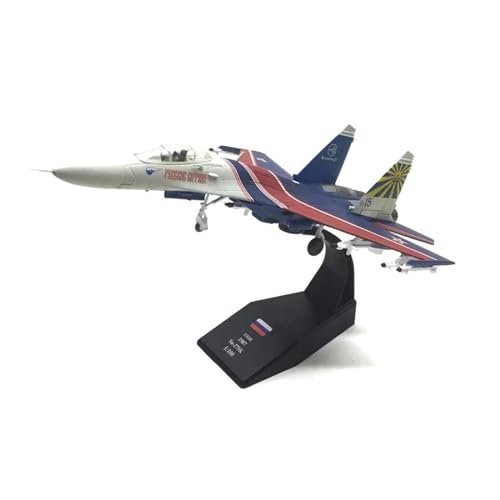 JIAOBING Druckguss-Maßstab 1/100 Für Das Russische Su35-Militärflugzeugmodell SU-35-Kampfflugzeug Aus Legierung, Sammlermodell(SU 27 Performing) von JXYAQTSOF