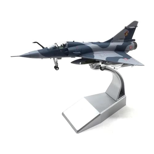 JIAOBING Druckguss-Metall Im Maßstab 1/100 Für Das Französische Mirage 2000-Kampfflugzeug-Militärflugzeugmodell, Miniatur-Sammelmodell(Grey Mirage-2000) von JXYAQTSOF
