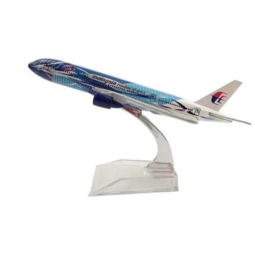 JIAOBING Druckguss-Modell Im Maßstab 1:400 Für Malaysia Airlines Boeing 777-Flugzeugnachbildung, Metalllegierung, Modellflugzeug, Spielzeuggeschenk von JXYAQTSOF