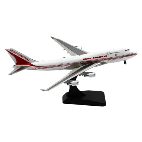 JIAOBING Druckguss-Modellflugzeug Im Maßstab 1:400 Für Air India, Poliertes Boeing B747-400-Metalllegierungsflugzeug VT-ESO Mit Ständer von JXYAQTSOF