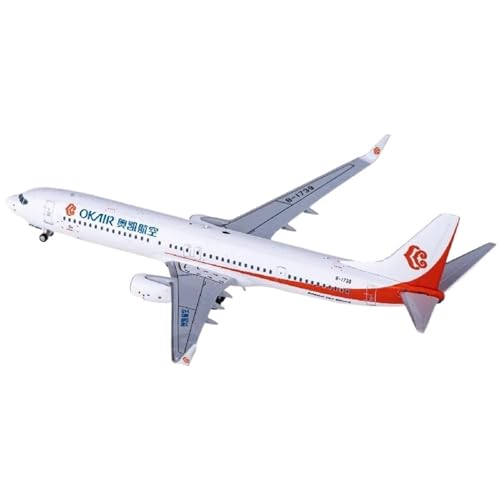JIAOBING Flugzeug im Metallmaßstab 1:400 für NG79022 Okay Airways Boeing 737-900ER B-1739 Luftfahrt-Druckgussflugzeugmodell JIAOBING Flugzeug im Metallmaßstab 1:400 für NG79022 Okay Airways Boeing 737-900ER B-1739 Luftfahrt-Druckgussflugzeugmodell von JXYAQTSOF